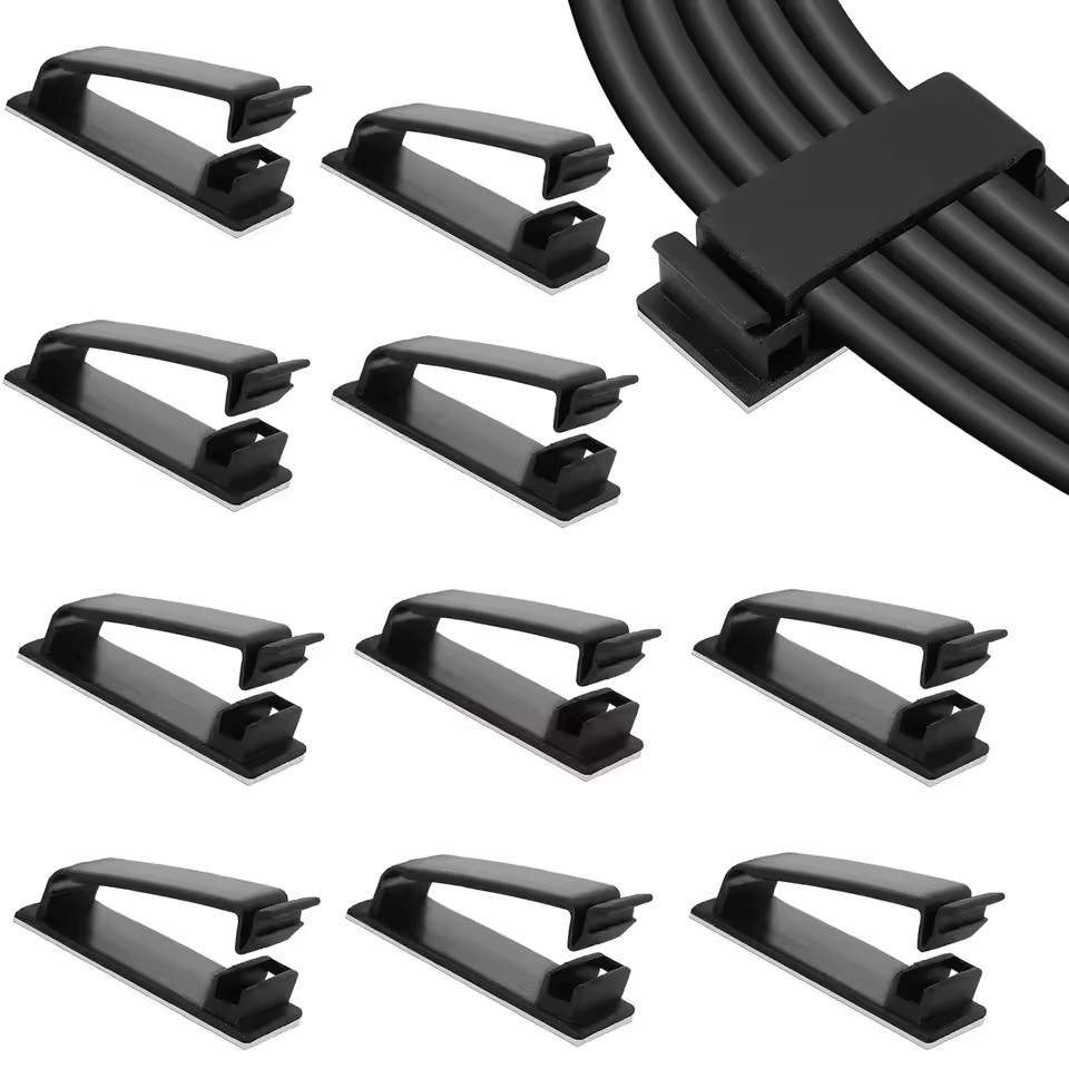 Car Organizer - منظم كابلات ذاتي اللصق، مشابك تثبيت