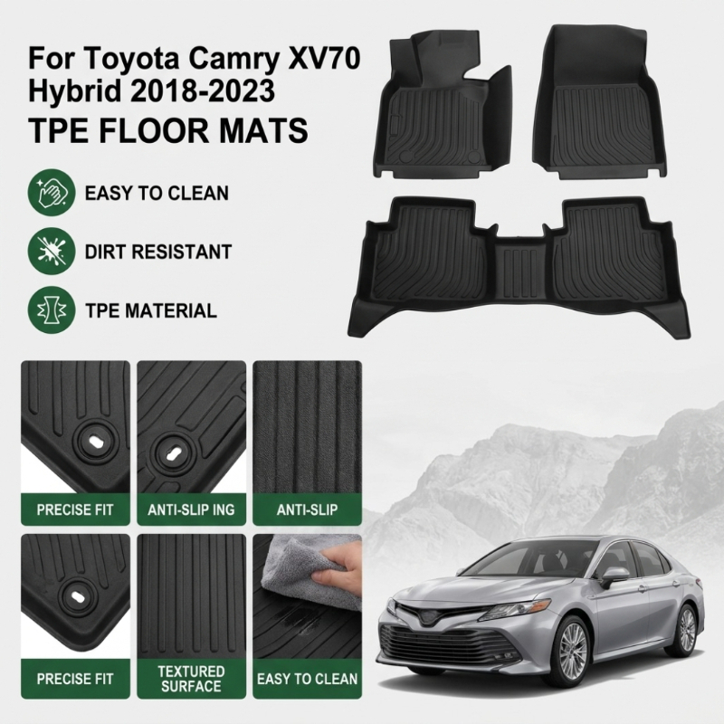 Car Floor Mat - دواسات أرضية للسيارة من مادة TPE