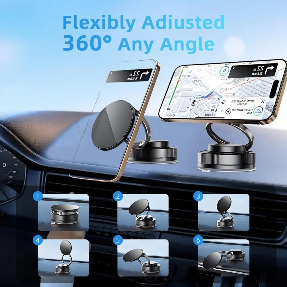 مطوّر 360 ° حامل هاتف مغناطيسي - مراجعة Car Vacuum وسعره