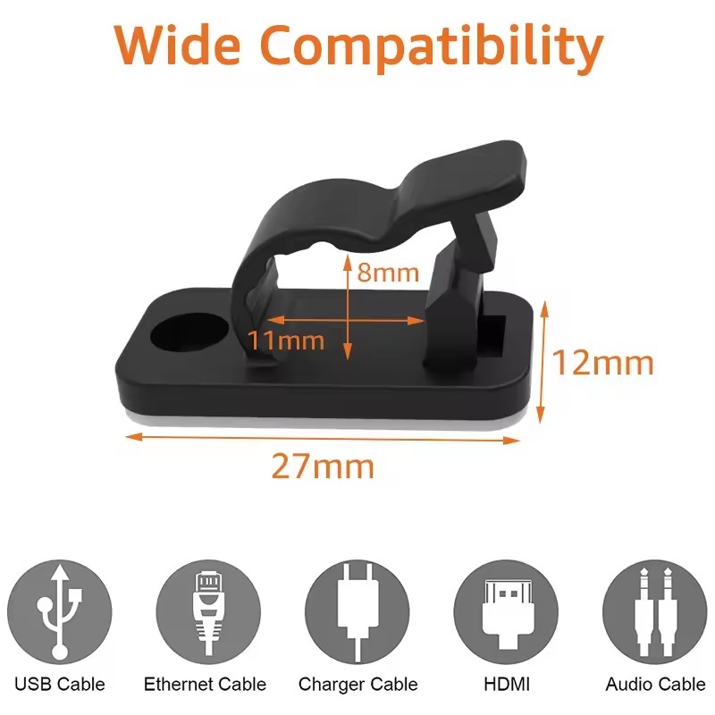 مشابك كابلات ذاتية اللصق لتنظي - مراجعة Car Cable Organizer وسعره