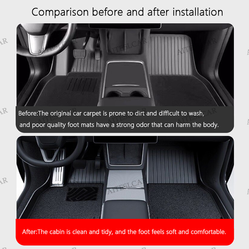 سجادة أرضية من AITESLCAR لسيار - مراجعة Car Floor Mat وسعره