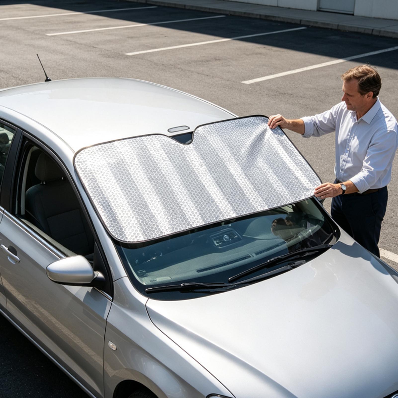 واقي شمس للزجاج الأمامي للسيار - مراجعة Windshield Sun Shade وسعره
